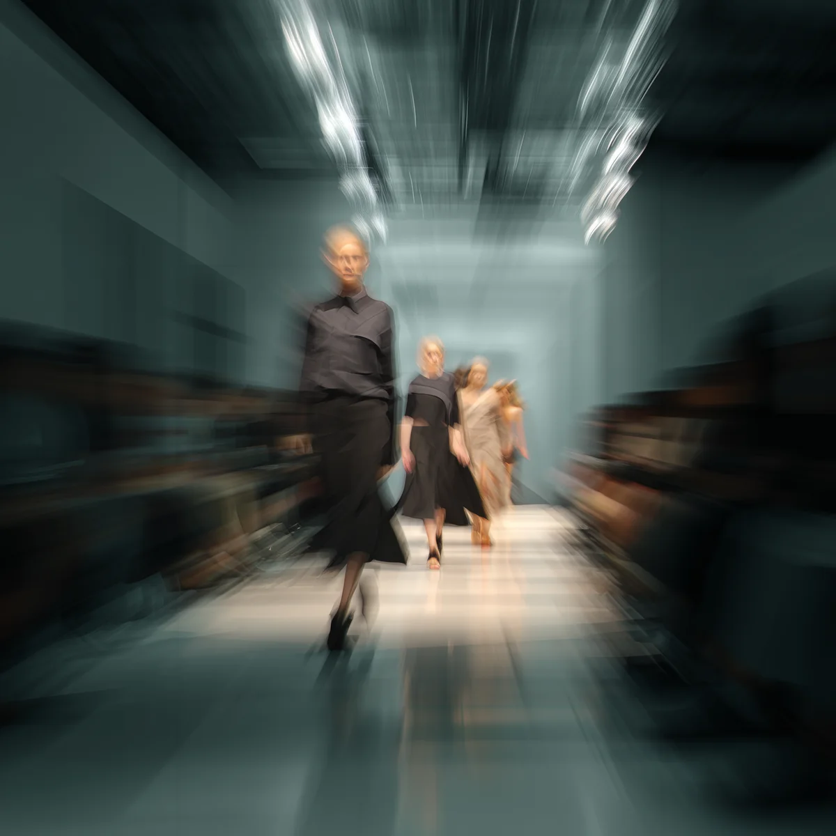 Experimental fashion on the catwalk